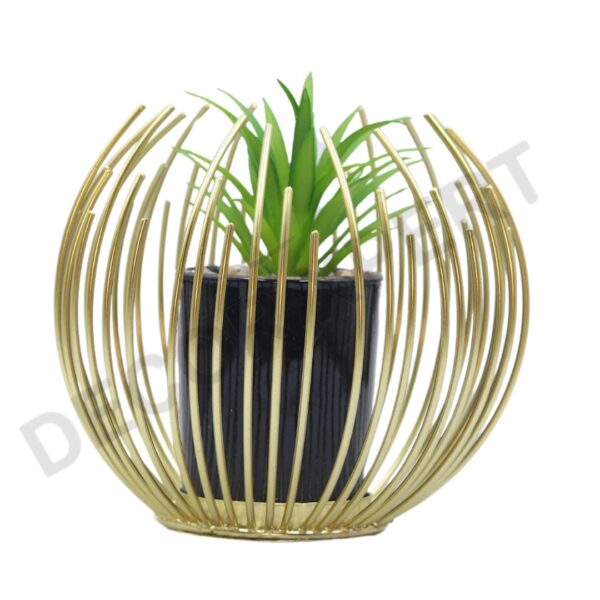 New Stylish Metal Cage Style Flower Pot - Image 2