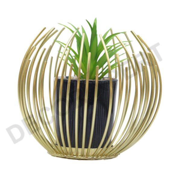 New Stylish Metal Cage Style Flower Pot