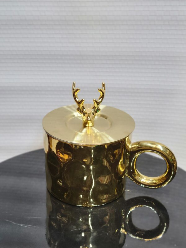 Gold Marble Ceramic Mug - Image 3