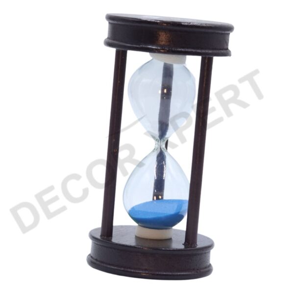 Wooden Frame Sand Timer Clock - Image 2