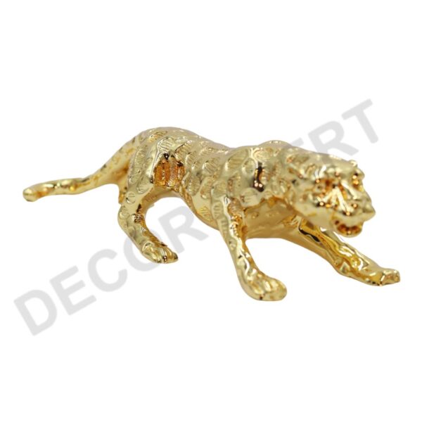 Gold-Plated Jaguar Statue Showpiece - Image 3